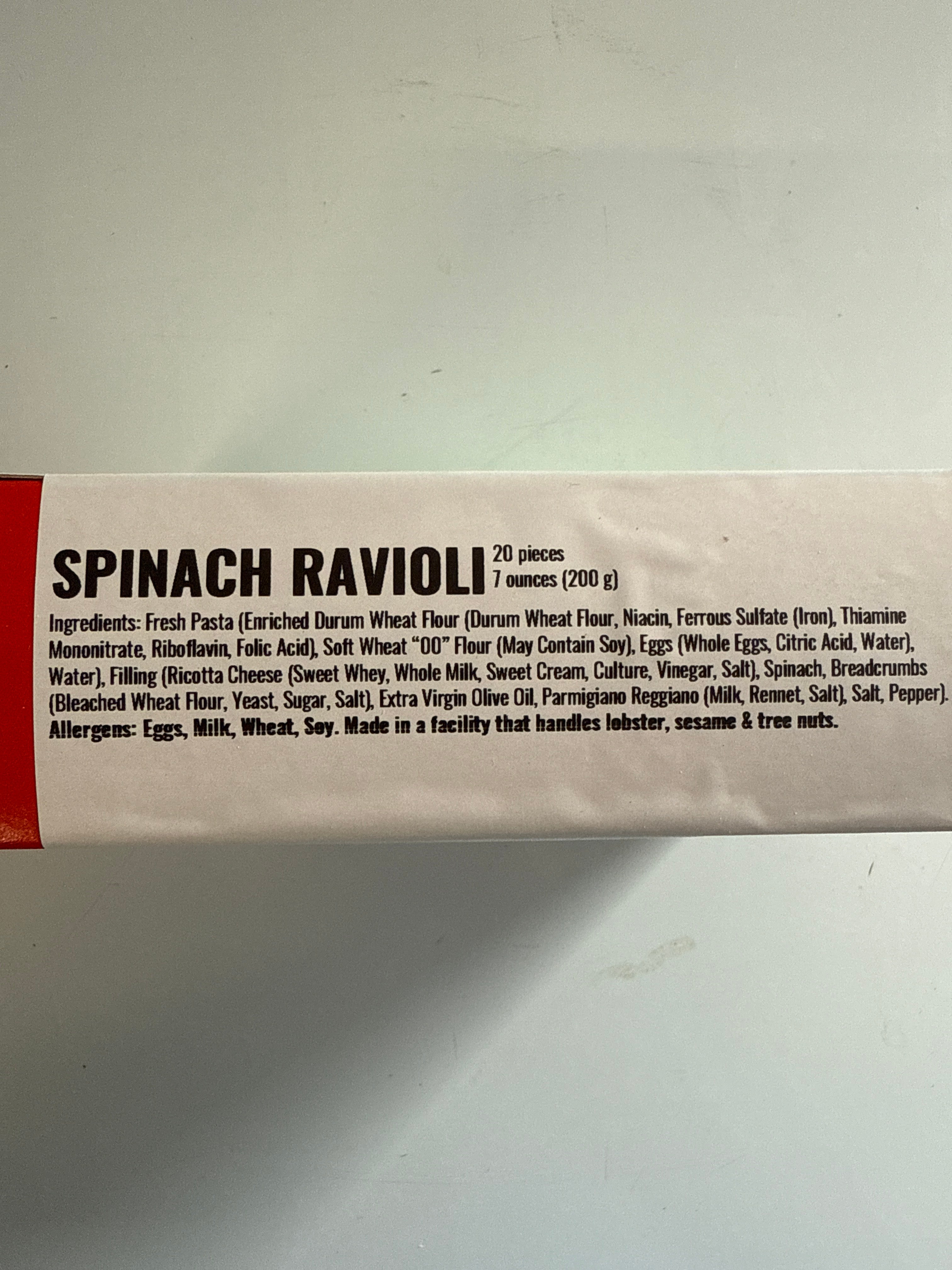 Via Ravioli - Spinach