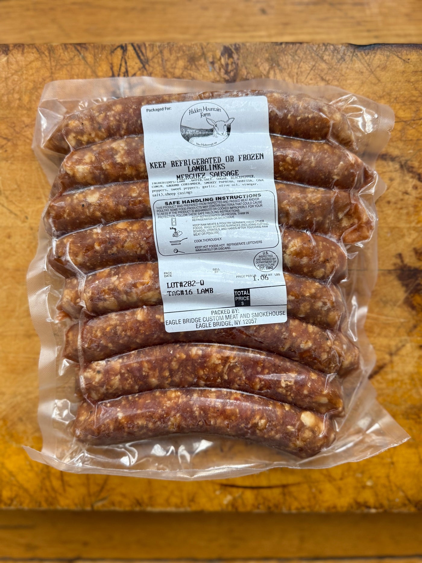 Merguez Sausage Links