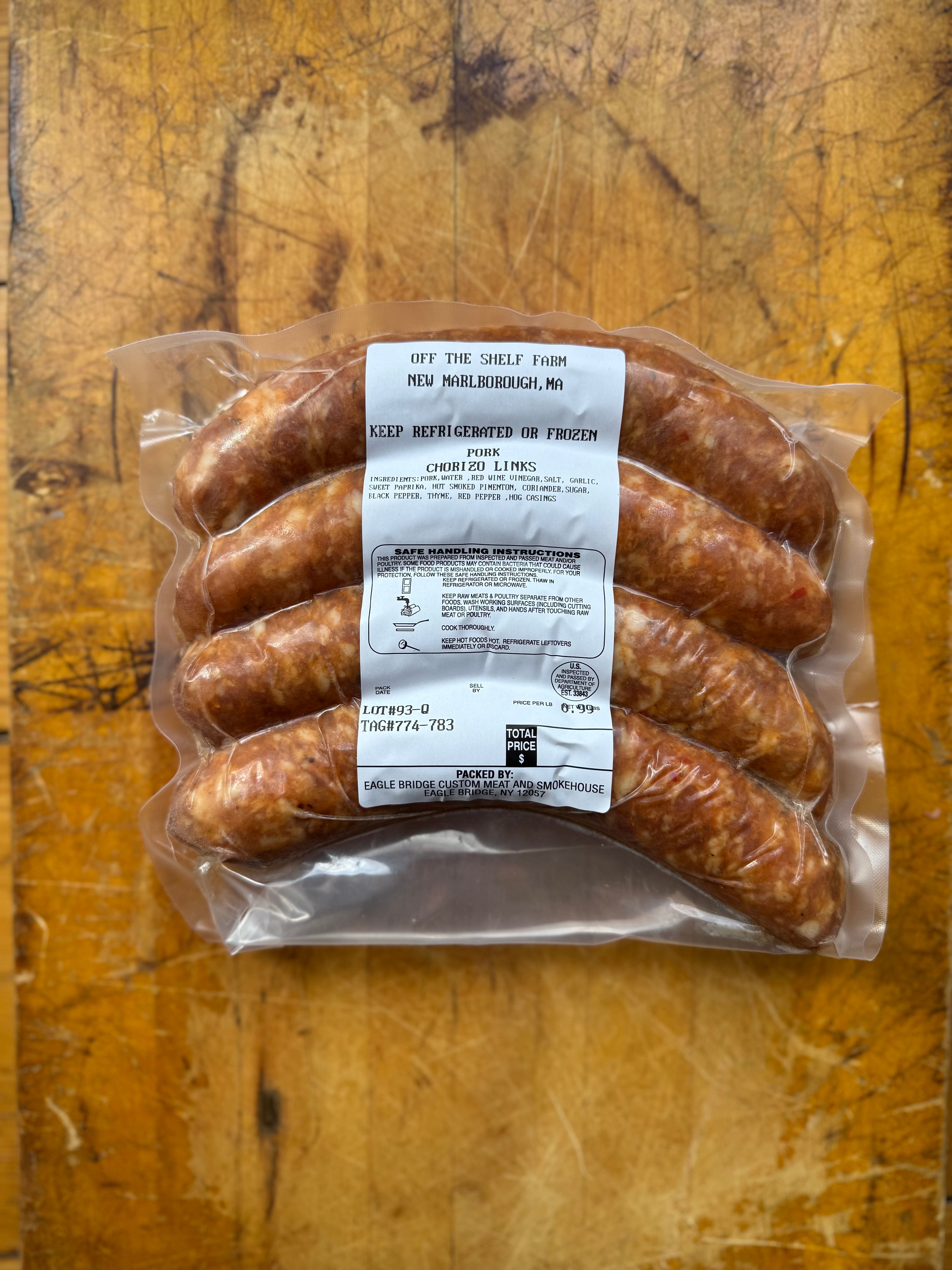 Chorizo Sausage, links